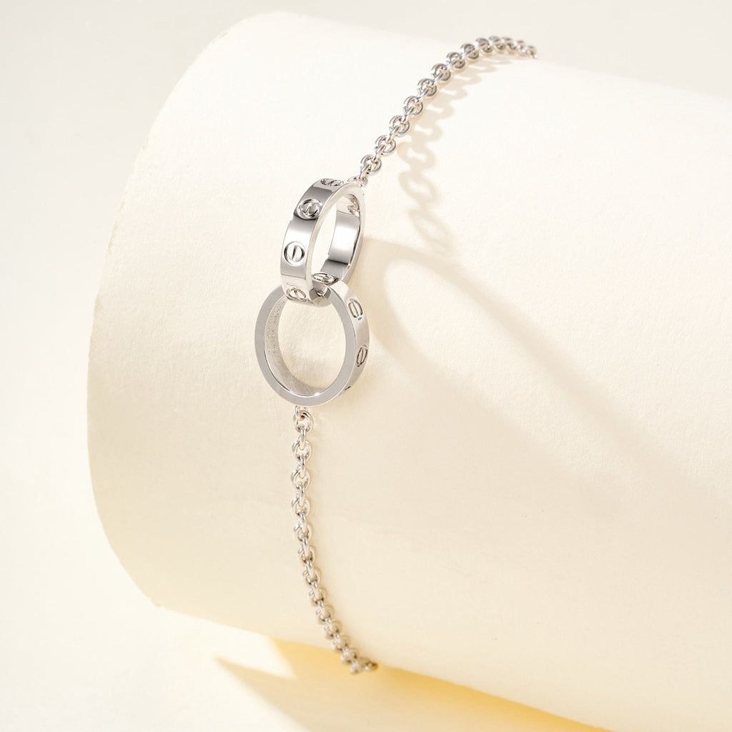 [Ornora Jewelry]LOVE BRACELET DOUBLE RING