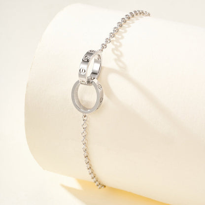 [Ornora Jewelry]LOVE BRACELET DOUBLE RING