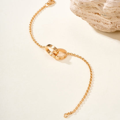 [Ornora Jewelry]LOVE BRACELET DOUBLE RING