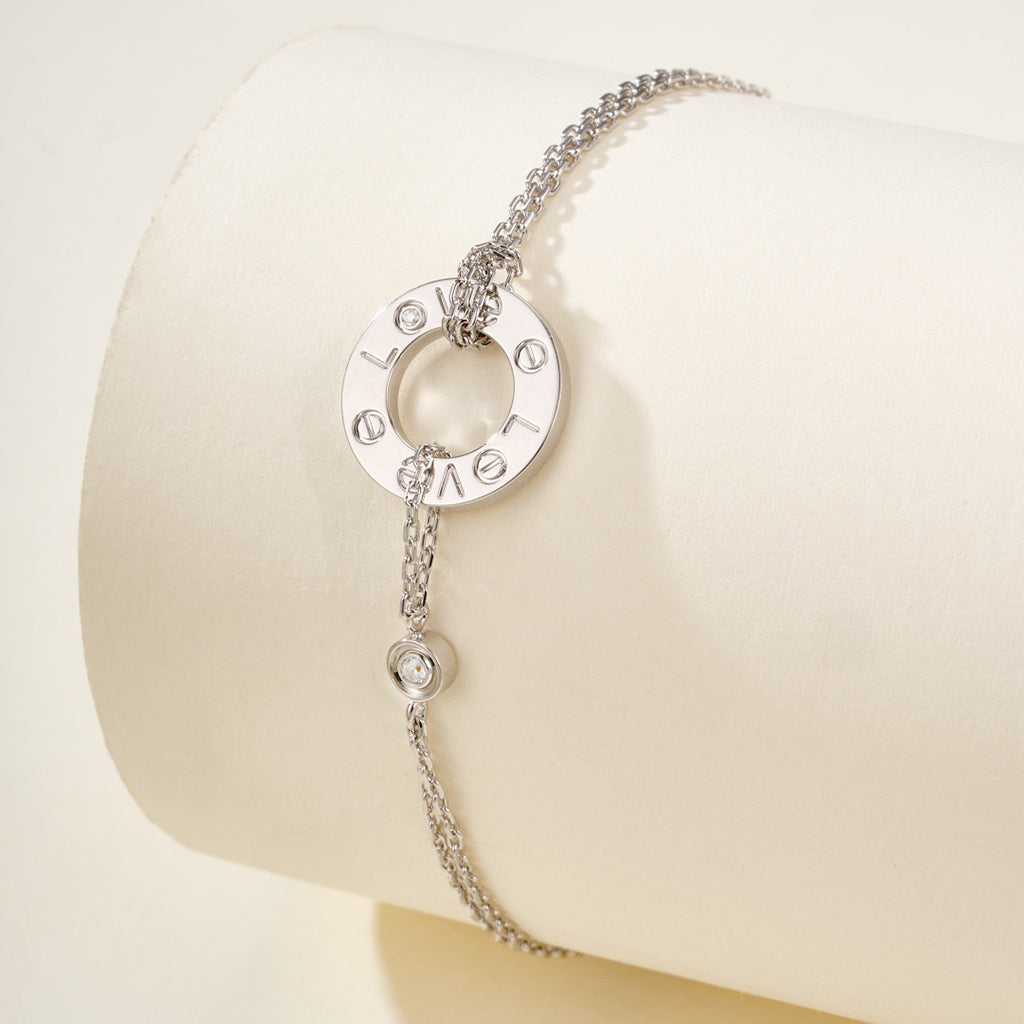 [Ornora Jewelry]LOVE BRACELET 2 DIAMOND