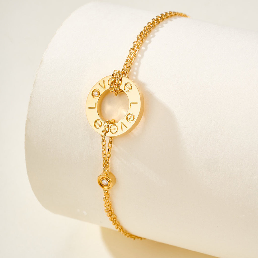 [Ornora Jewelry]LOVE BRACELET 2 DIAMOND