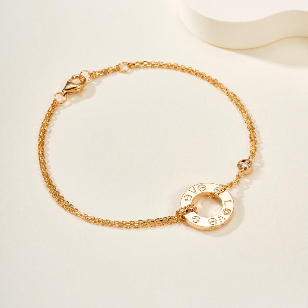 [Ornora Jewelry]LOVE BRACELET 2 DIAMOND
