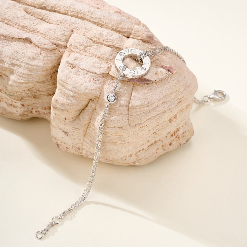 [Ornora Jewelry]LOVE BRACELET 2 DIAMOND