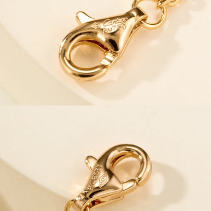 [Ornora Jewelry]LOVE DOUBLE RING FULL DIAMOND BRACELET