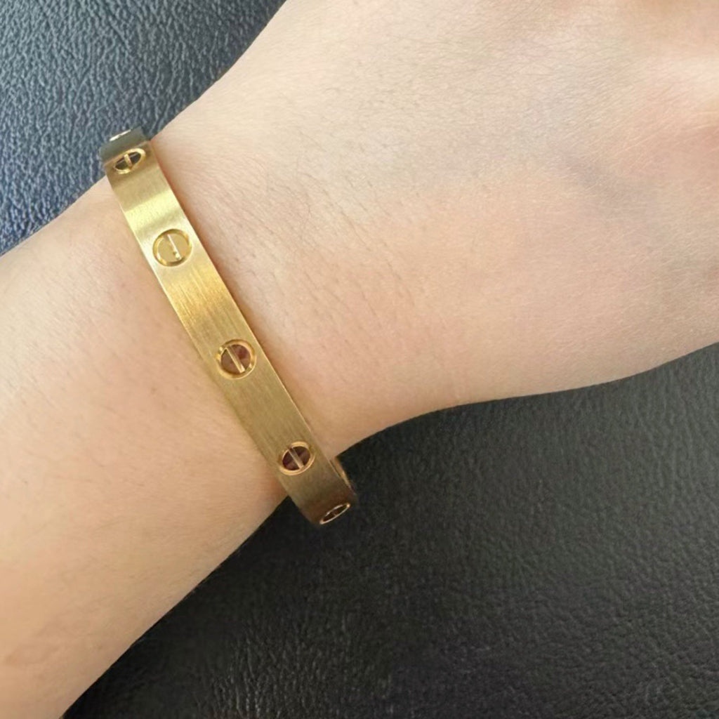 [Ornora Jewelry]LOVE BRACELET 6.1MM BRUSHED