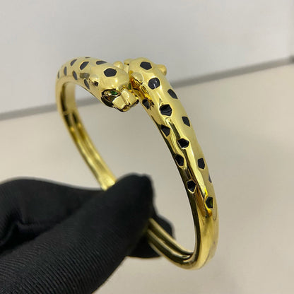 [Ornora Jewelry]PANTHERE DOUBLE HEADED OPEN BRACELET