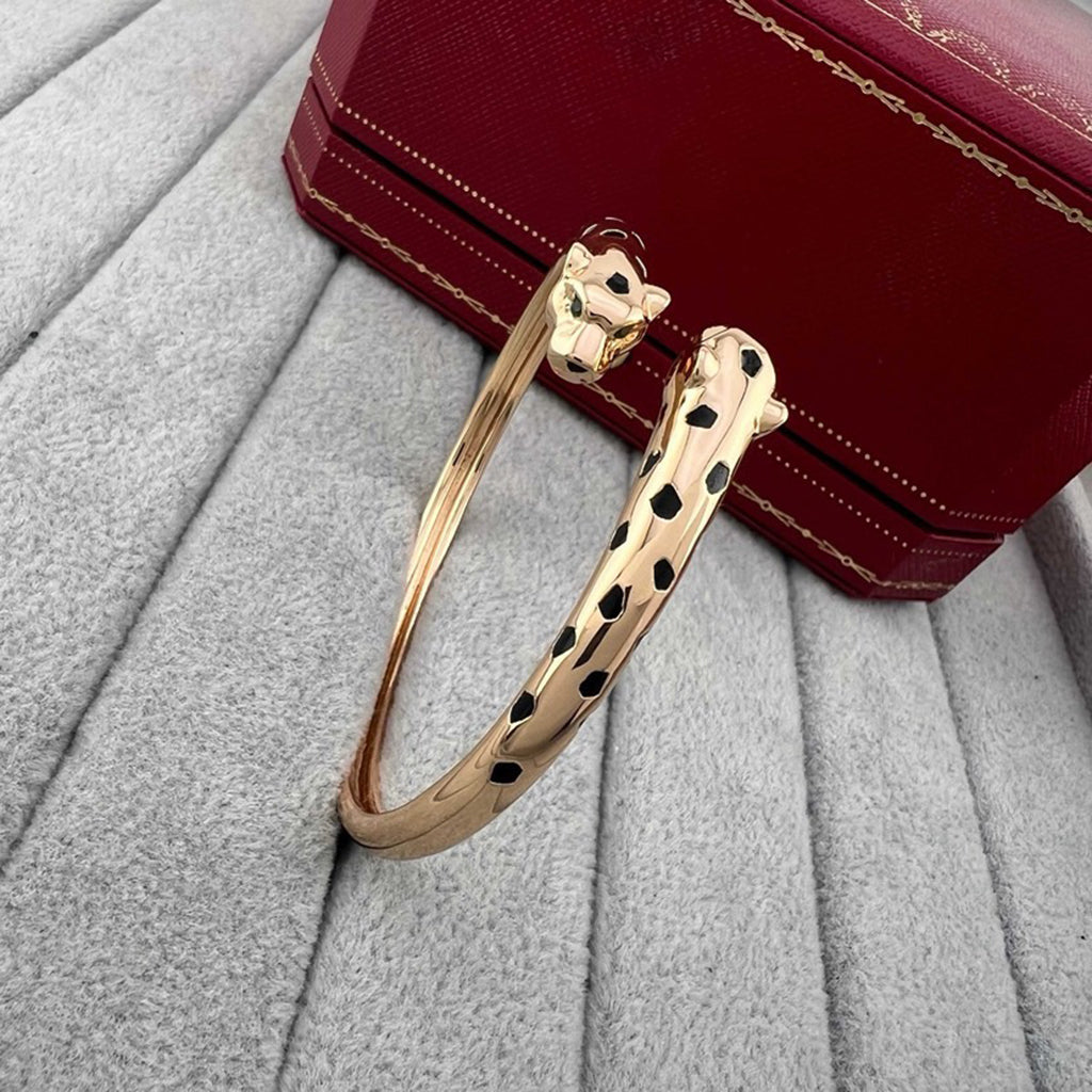 [Ornora Jewelry]PANTHERE DOUBLE HEADED OPEN BRACELET