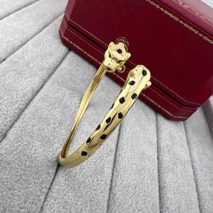 [Ornora Jewelry]PANTHERE DOUBLE HEADED OPEN BRACELET