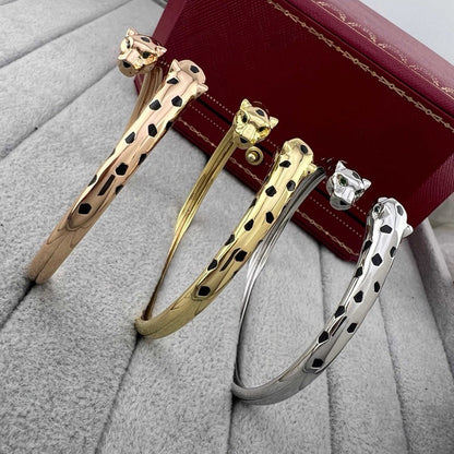 [Ornora Jewelry]PANTHERE DOUBLE HEADED OPEN BRACELET
