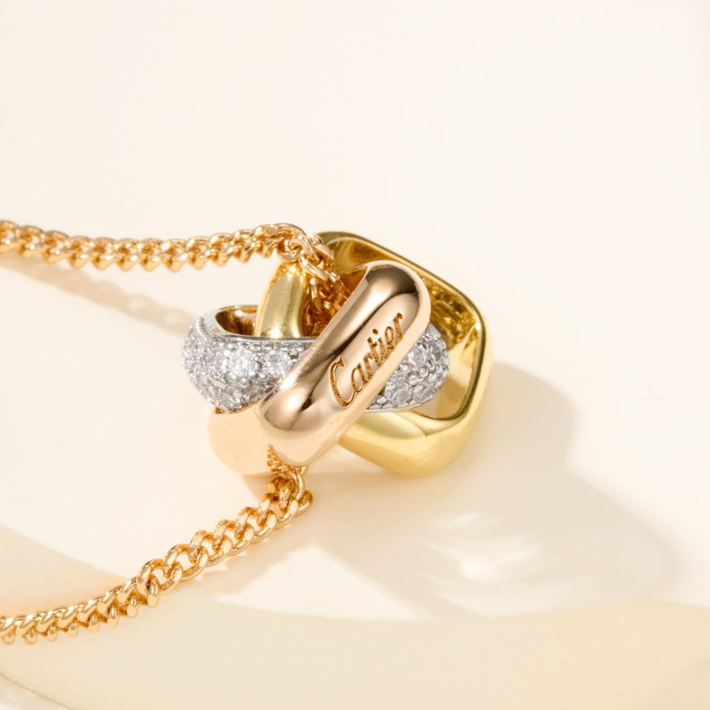 [Ornora Jewelry]TRINITY CUSHION NECKLACE COLLECTION