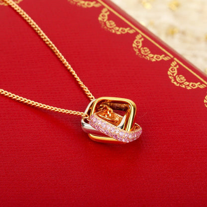 [Ornora Jewelry]TRINITY CUSHION NECKLACE COLLECTION