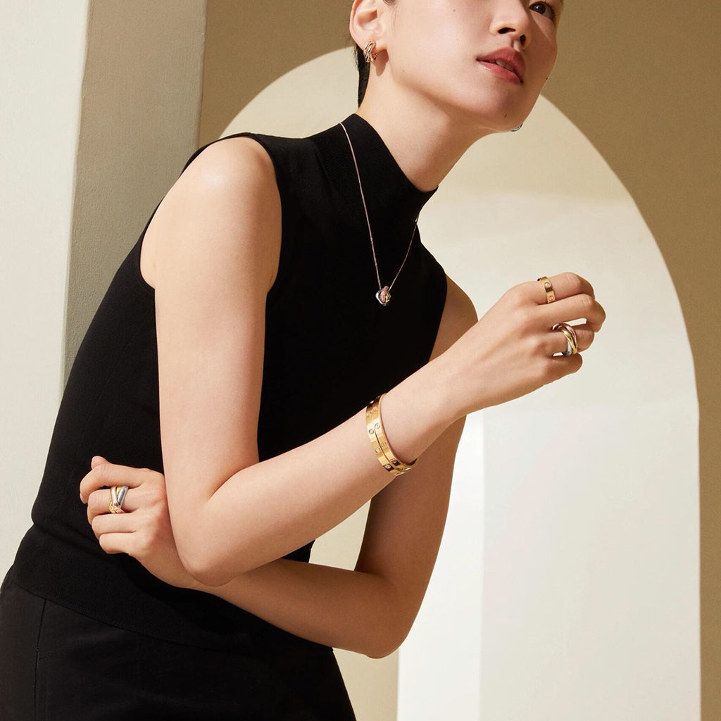 [Ornora Jewelry]TRINITY CUSHION NECKLACE COLLECTION