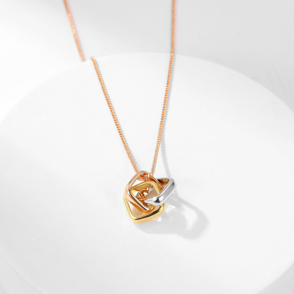 [Ornora Jewelry]TRINITY CUSHION NECKLACE COLLECTION