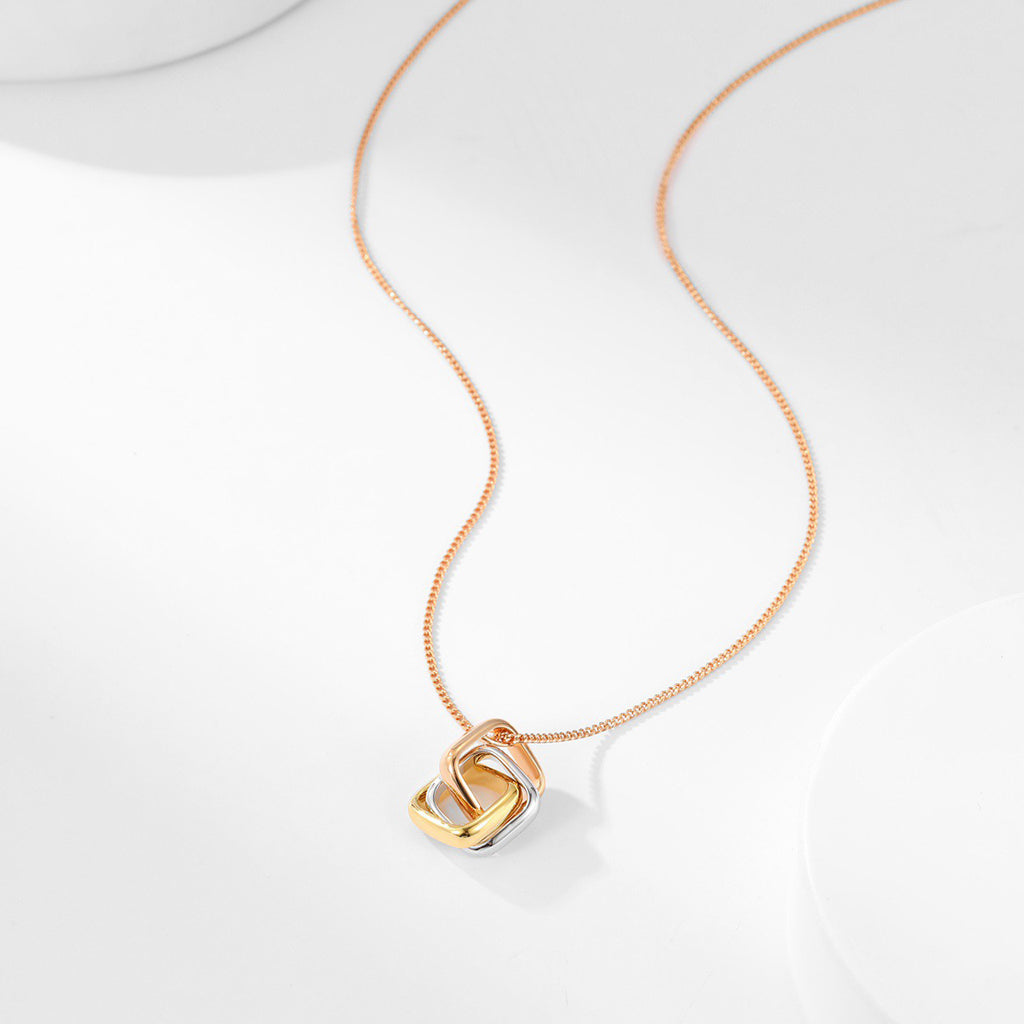 [Ornora Jewelry]TRINITY CUSHION NECKLACE COLLECTION