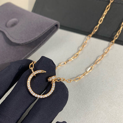 [Ornora Jewelry]JUSTE NECKLACE FULL DIAMONDS
