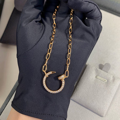 [Ornora Jewelry]JUSTE NECKLACE FULL DIAMONDS