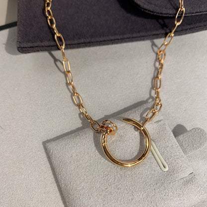 [Ornora Jewelry]JUSTE NECKLACE FULL DIAMONDS