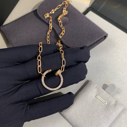 [Ornora Jewelry]JUSTE NECKLACE FULL DIAMONDS