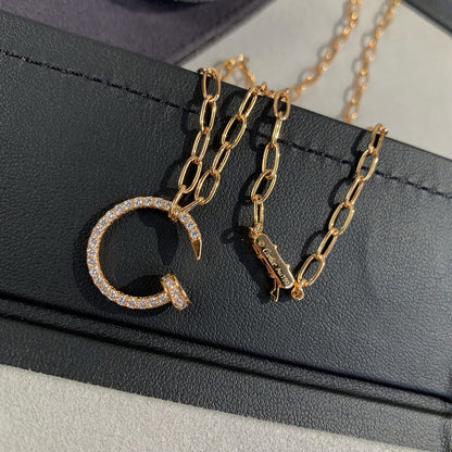 [Ornora Jewelry]JUSTE NECKLACE FULL DIAMONDS