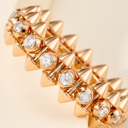 [Ornora Jewelry]CLASH 6.8MM DIAMOND MEDIUM RING