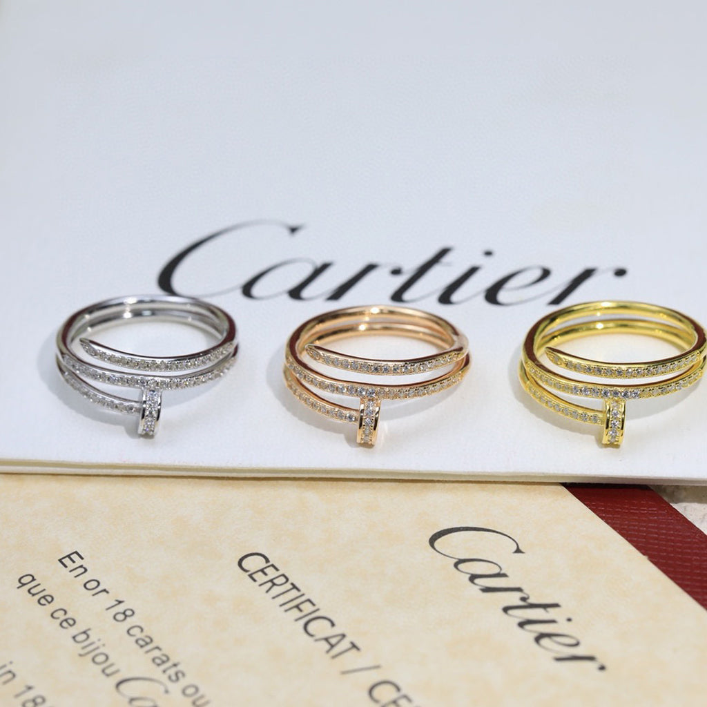 [Ornora Jewelry]JUSTE RING 4.8MM FULL DIAMOND