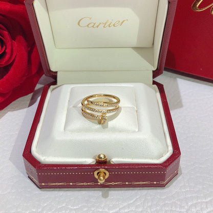 [Ornora Jewelry]JUSTE RING 4.8MM FULL DIAMOND