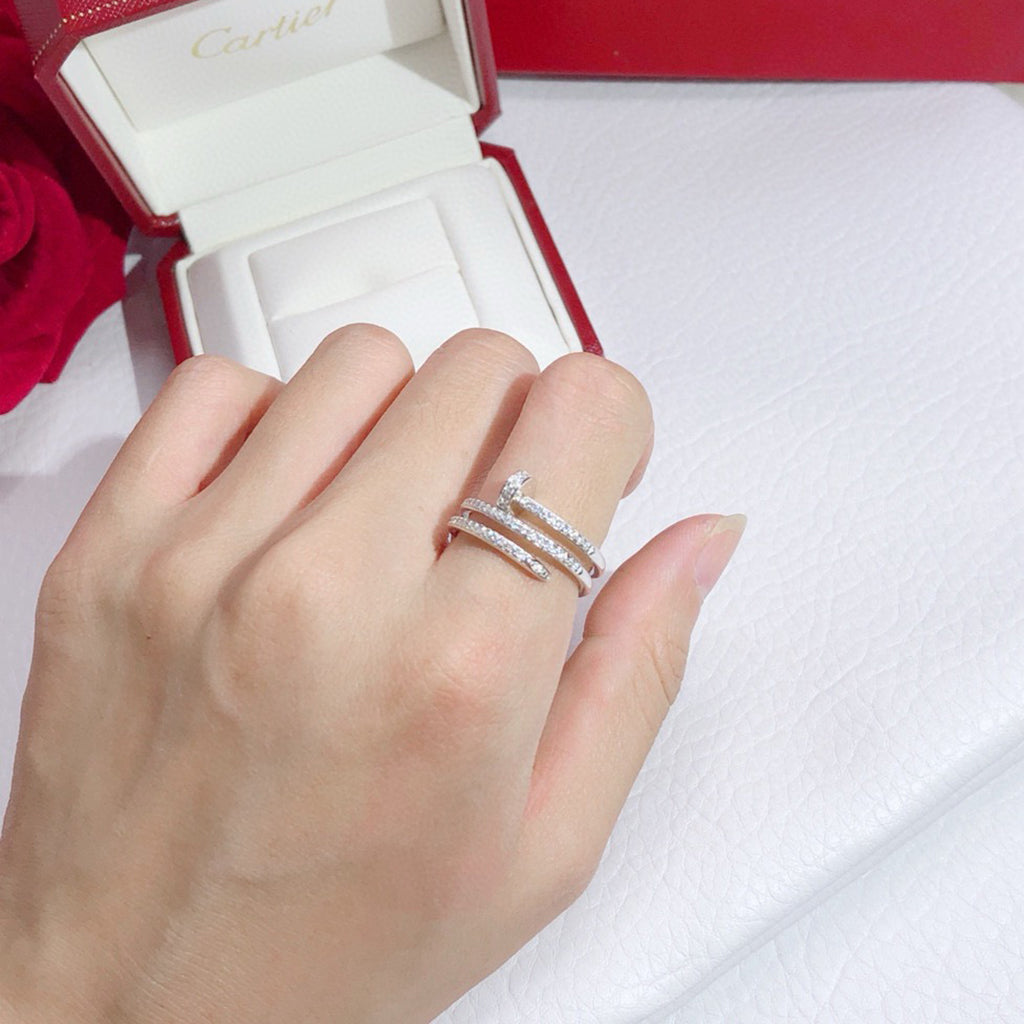 [Ornora Jewelry]JUSTE RING 4.8MM FULL DIAMOND