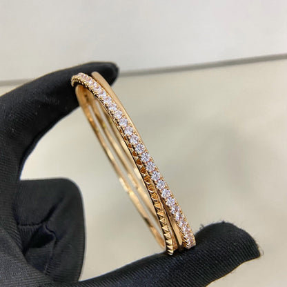 [Ornora Jewelry]ETINCELLE HALF-PAVED DIAMOND BRACELET