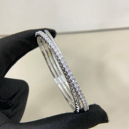 [Ornora Jewelry]ETINCELLE HALF-PAVED DIAMOND BRACELET
