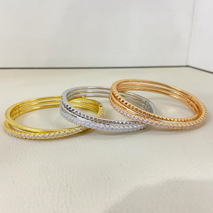 [Ornora Jewelry]ETINCELLE HALF-PAVED DIAMOND BRACELET