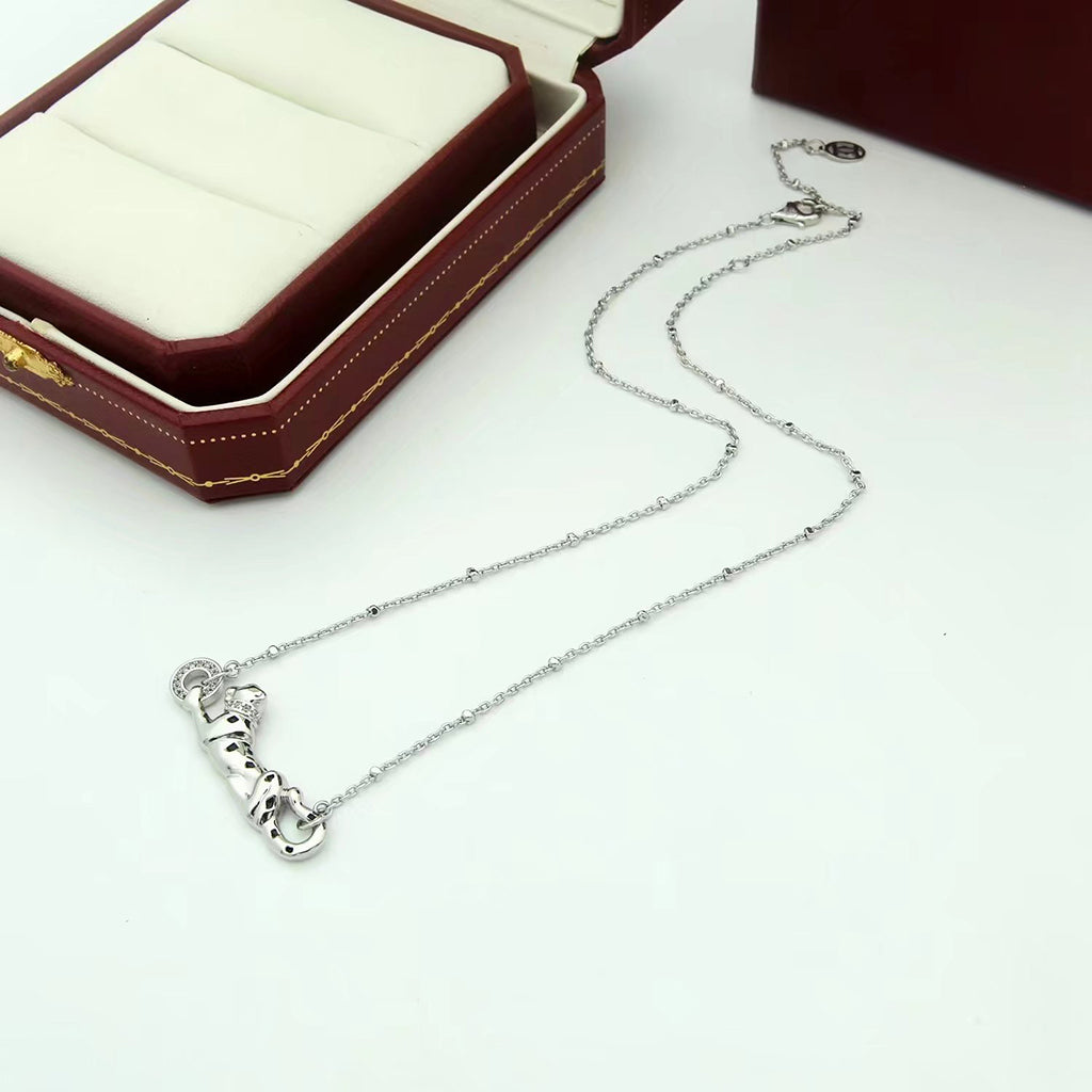 [Ornora Jewelry]PANTHERE FULL DIAMOND NECKLACE