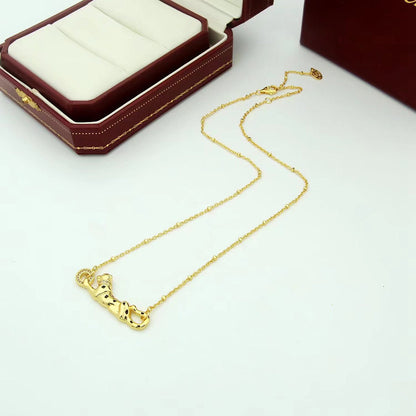 [Ornora Jewelry]PANTHERE FULL DIAMOND NECKLACE
