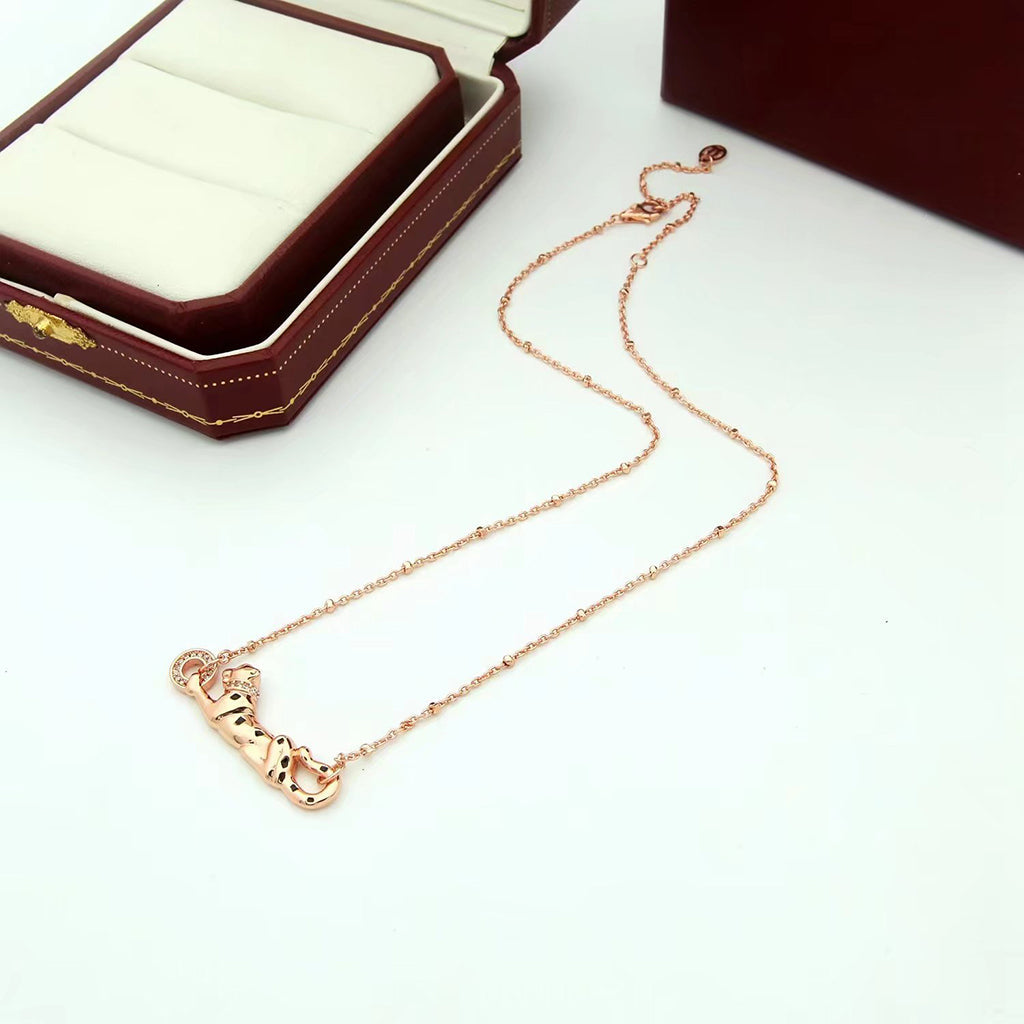 [Ornora Jewelry]PANTHERE FULL DIAMOND NECKLACE