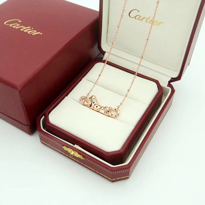 [Ornora Jewelry]PANTHERE FULL DIAMOND NECKLACE
