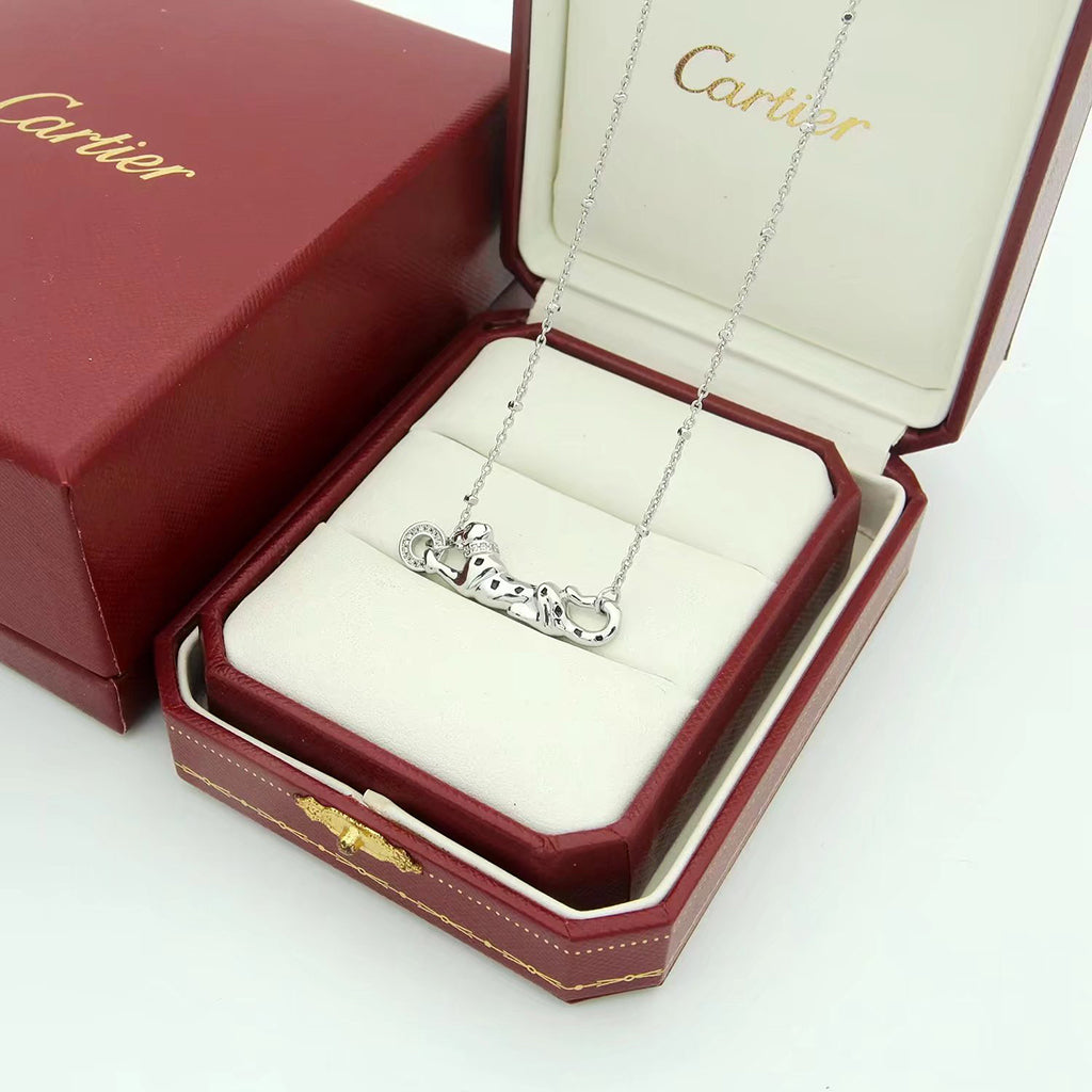 [Ornora Jewelry]PANTHERE FULL DIAMOND NECKLACE