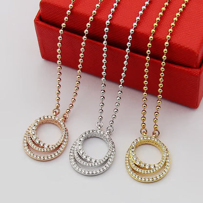 [Ornora Jewelry]ETINCELLE  FULL DIAMOND NECKLACE