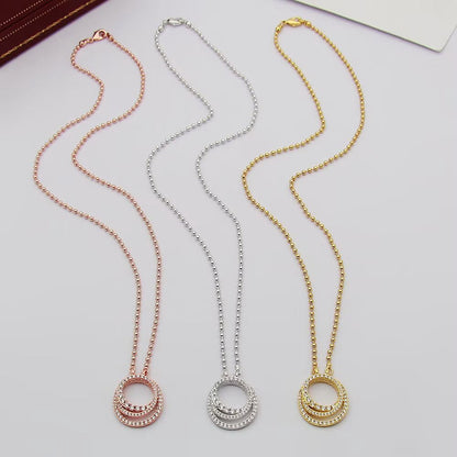 [Ornora Jewelry]ETINCELLE  FULL DIAMOND NECKLACE
