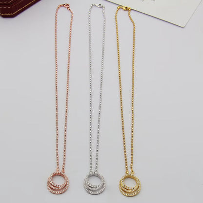 [Ornora Jewelry]ETINCELLE  FULL DIAMOND NECKLACE