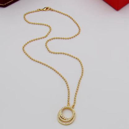 [Ornora Jewelry]ETINCELLE  FULL DIAMOND NECKLACE