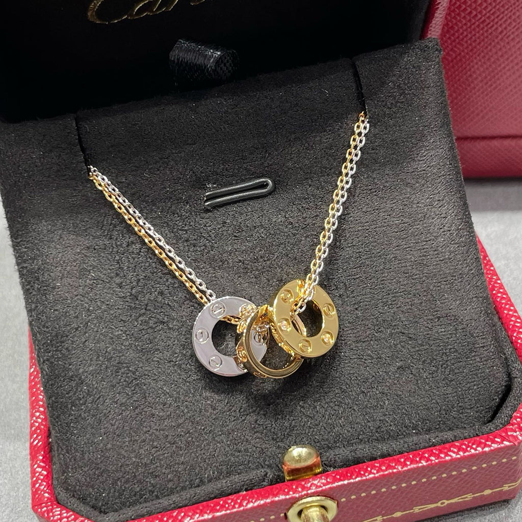 [Ornora Jewelry]LOVE 6 DIAMOND PENDANT NECKLACE
