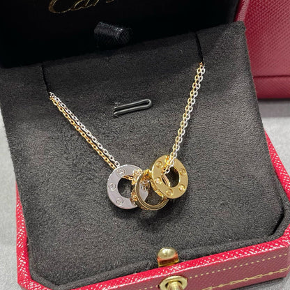 [Ornora Jewelry]LOVE 6 DIAMOND PENDANT NECKLACE
