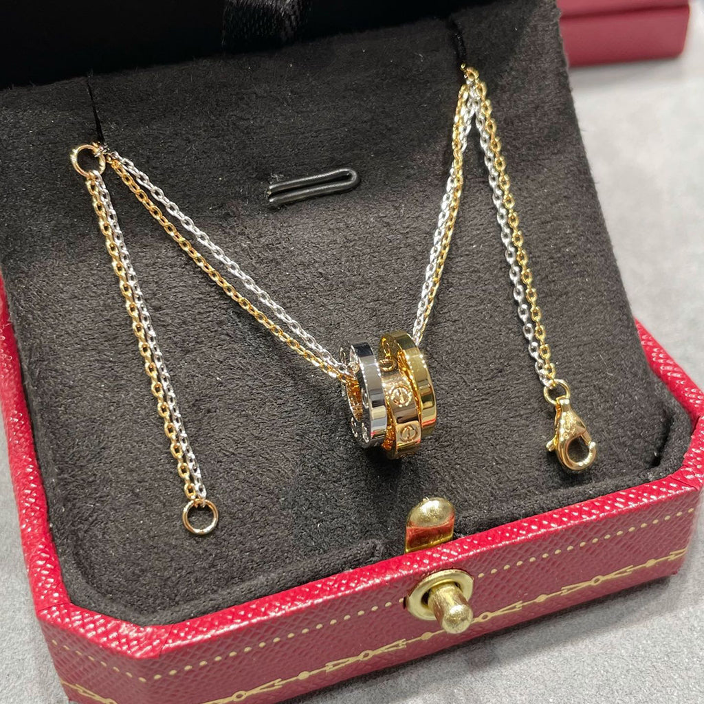 [Ornora Jewelry]LOVE 6 DIAMOND PENDANT NECKLACE