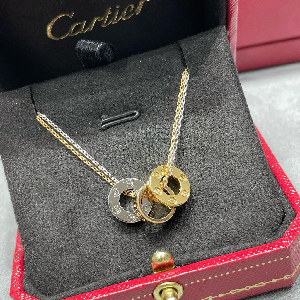 [Ornora Jewelry]LOVE 6 DIAMOND PENDANT NECKLACE
