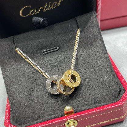 [Ornora Jewelry]LOVE 6 DIAMOND PENDANT NECKLACE