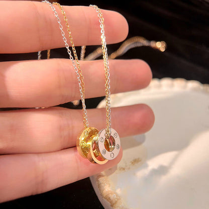 [Ornora Jewelry]LOVE 6 DIAMOND PENDANT NECKLACE