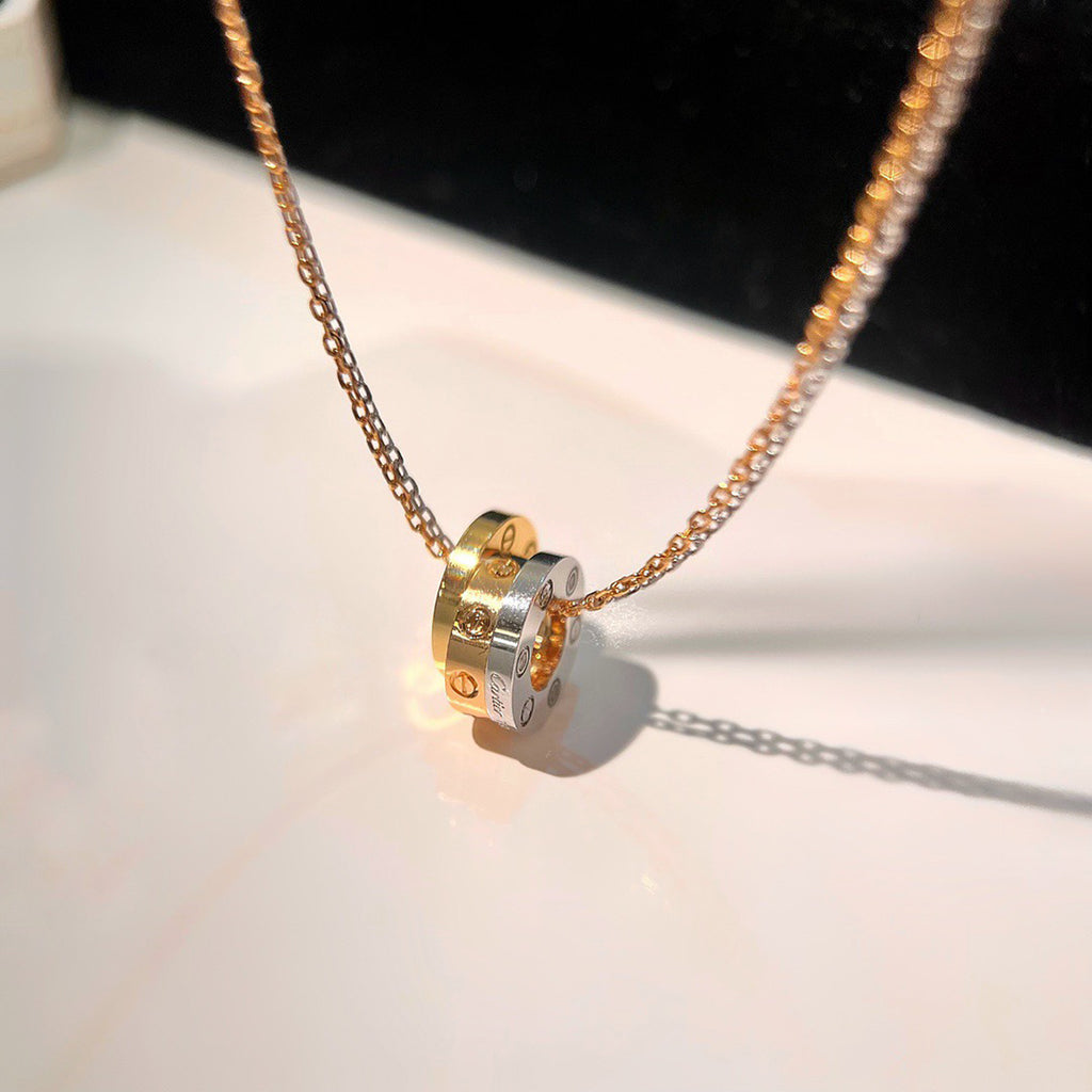 [Ornora Jewelry]LOVE 6 DIAMOND PENDANT NECKLACE