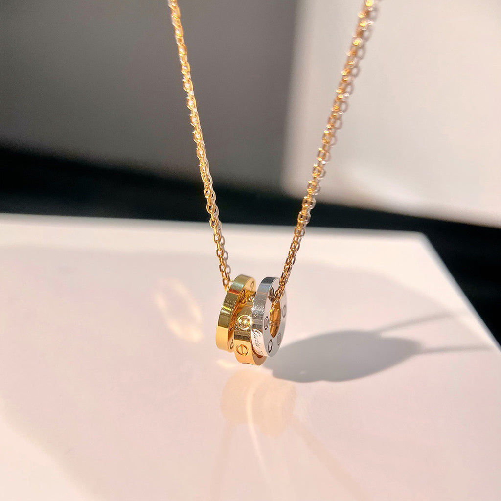 [Ornora Jewelry]LOVE 6 DIAMOND PENDANT NECKLACE