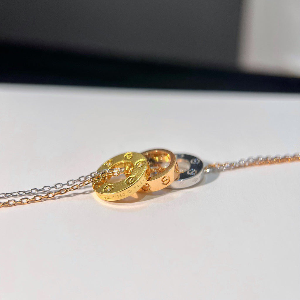 [Ornora Jewelry]LOVE 6 DIAMOND PENDANT NECKLACE