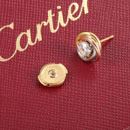 [Ornora Jewelry]TRINITY STUD DIAMOND EARRINGS