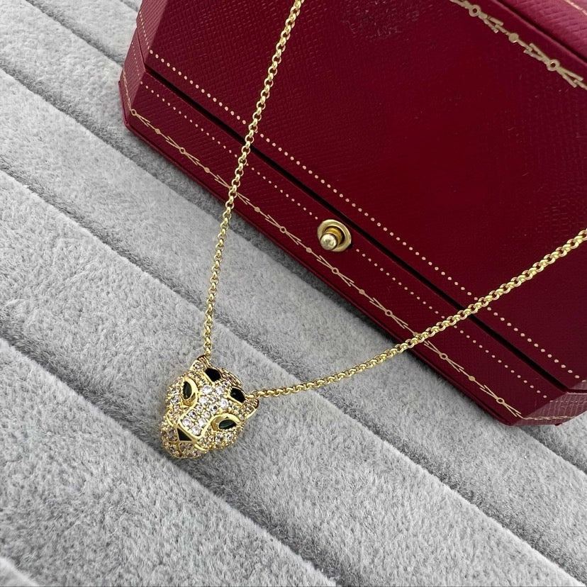 [Ornora Jewelry]PANTHERE FULL DIAMOND NECKLACE